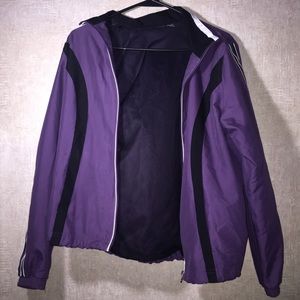 Purple windbreaker